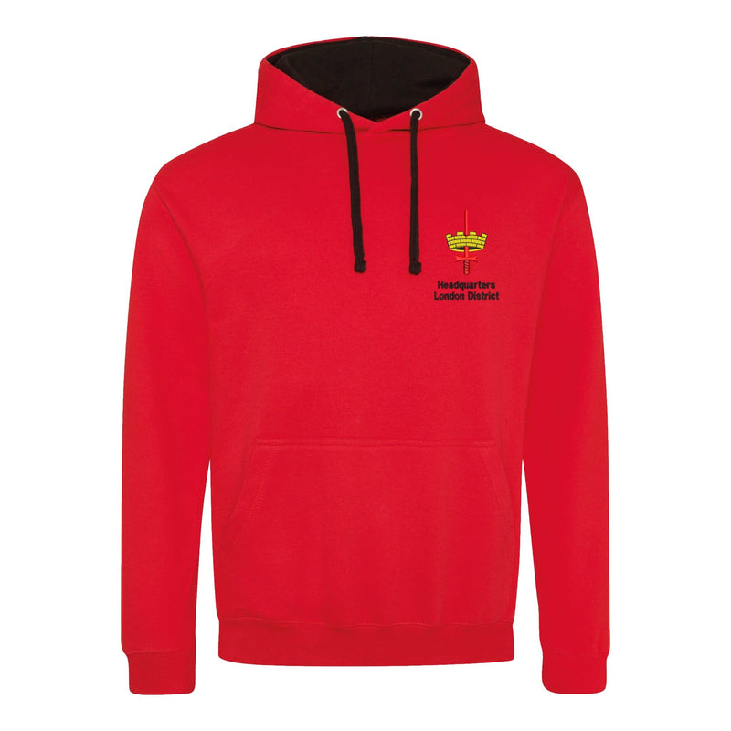 HQ London District Varsity Contrast Hoodie