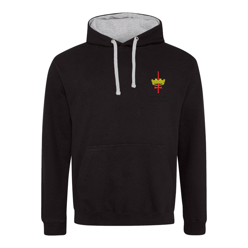 HQ London District Varsity Contrast Hoodie