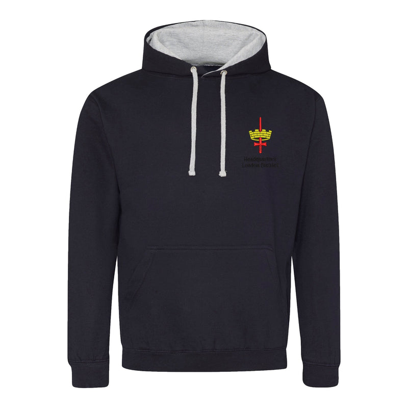 HQ London District Varsity Contrast Hoodie
