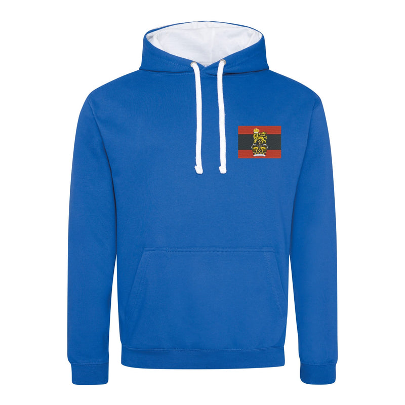 Headquarters of HQ Home Command Varsity Contrast Hoodie