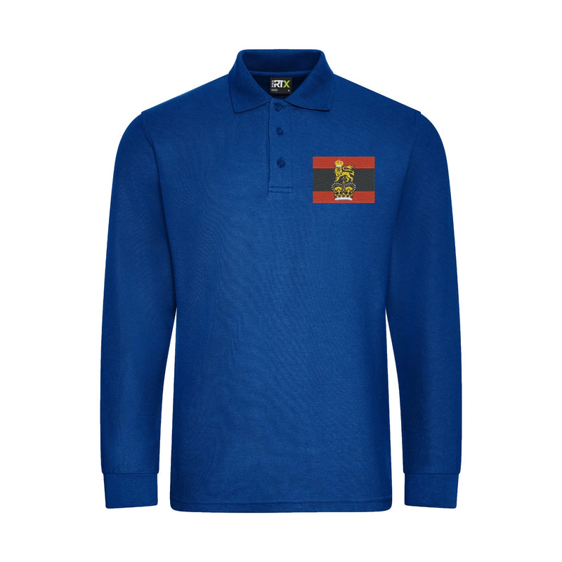 Headquarters of HQ Home Command Long Sleeve Polo Shirt