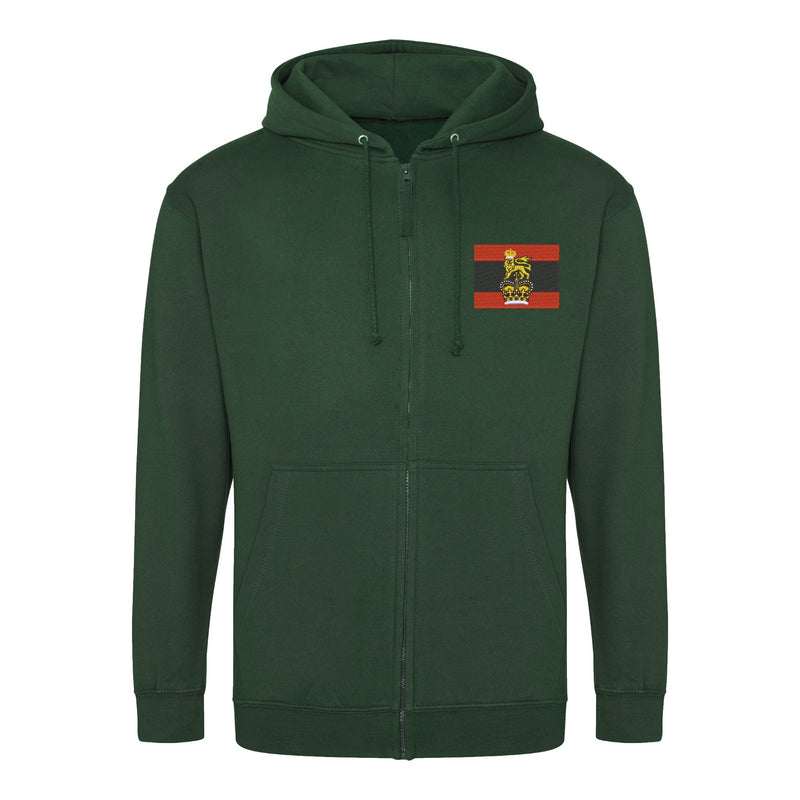 Headquarters of HQ Home Command Zipped Hoodie