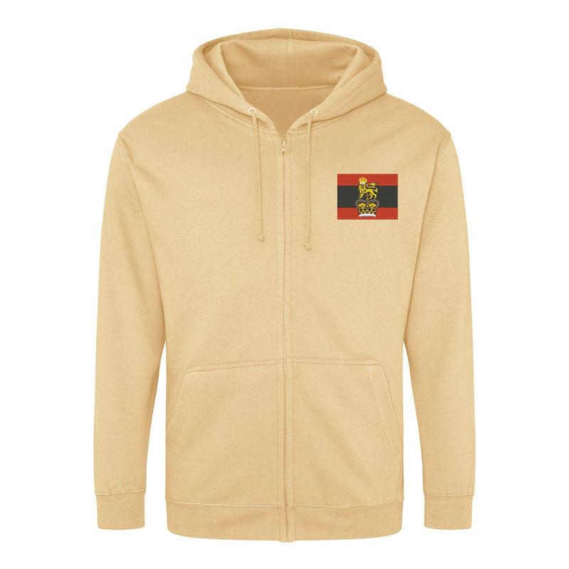 Headquarters of HQ Home Command Zipped Hoodie