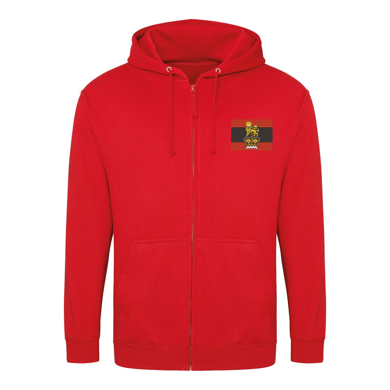 Headquarters of HQ Home Command Zipped Hoodie