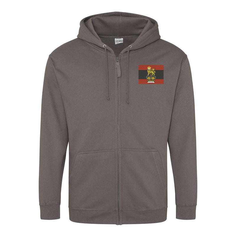 Headquarters of HQ Home Command Zipped Hoodie