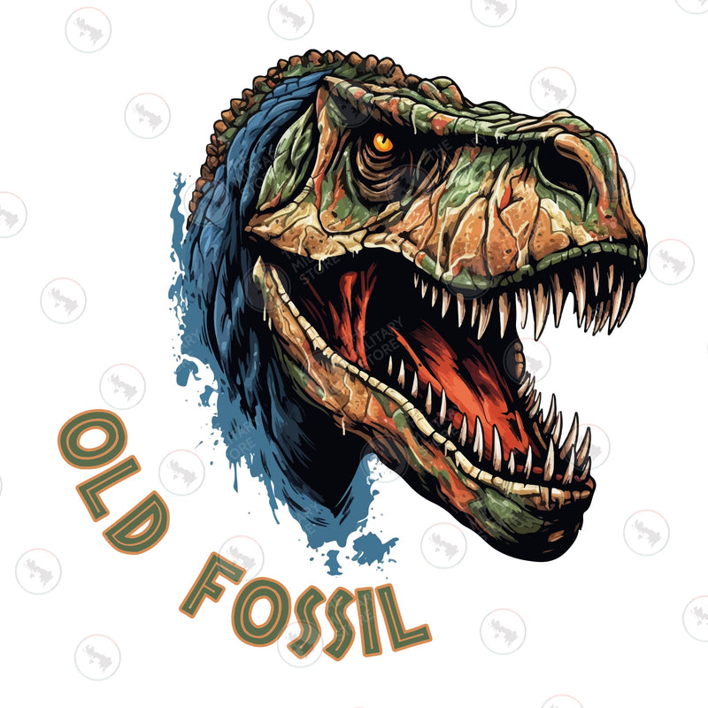 Old Fossil Dino Printed T-Shirt