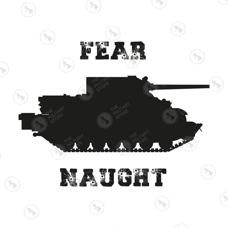 Army Tank Fear Naught Printed T-Shirt