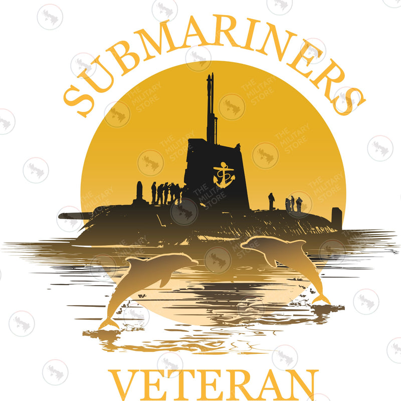 Submariners Veteran Printed T-Shirt