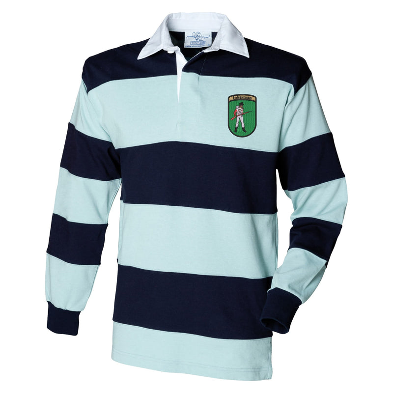 Inkerman Front Row Sewn Stripe Long Sleeve Rugby Shirt
