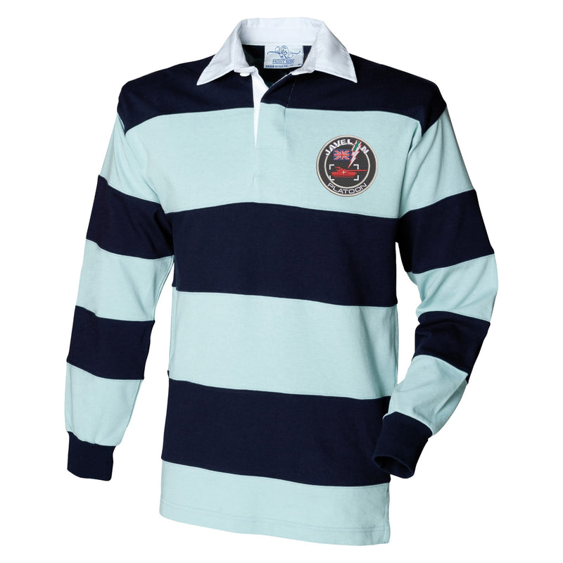 Javelin Platoon Front Row Sewn Stripe Long Sleeve Rugby Shirt
