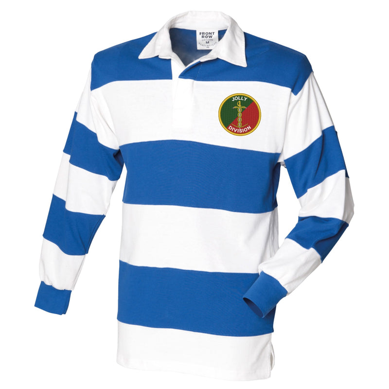 Jolly Division BRNC Front Row Sewn Stripe Long Sleeve Rugby Shirt