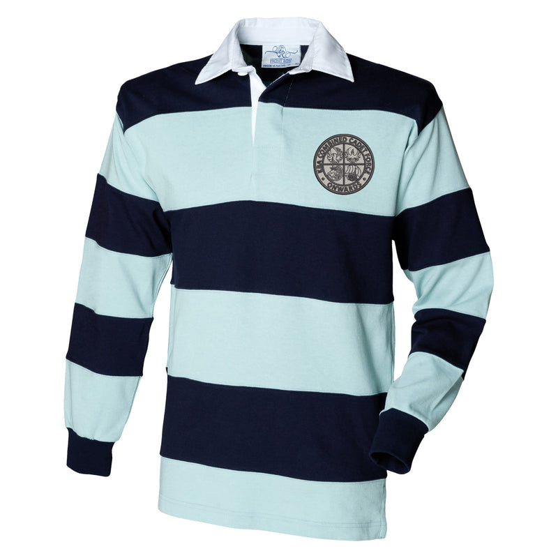 KBA Combined Cadet Force Front Row Sewn Stripe Long Sleeve Rugby Shirt