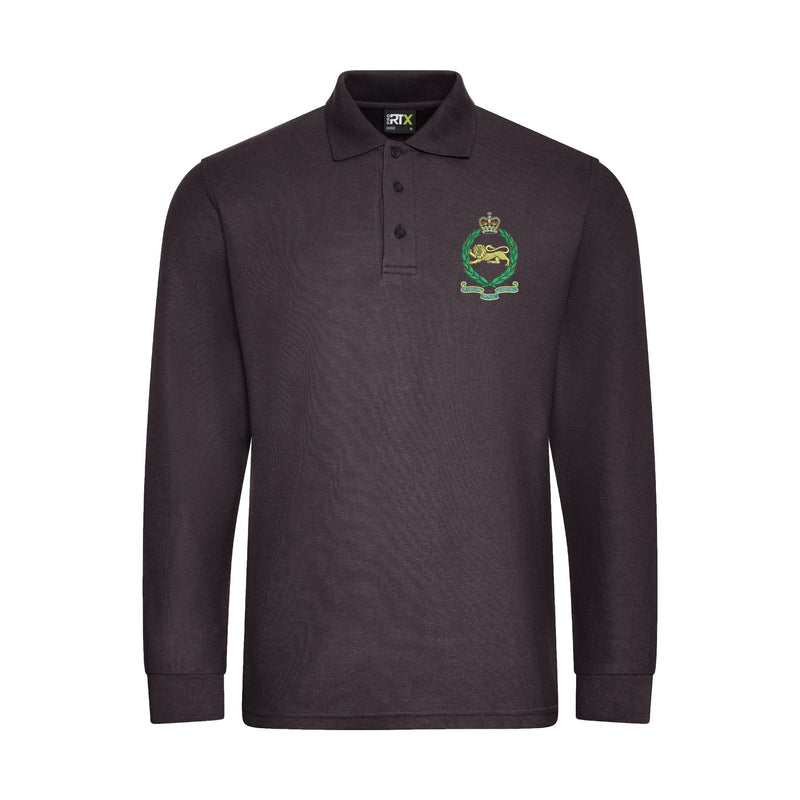King's Own Royal Border Regiment Long Sleeve Polo Shirt