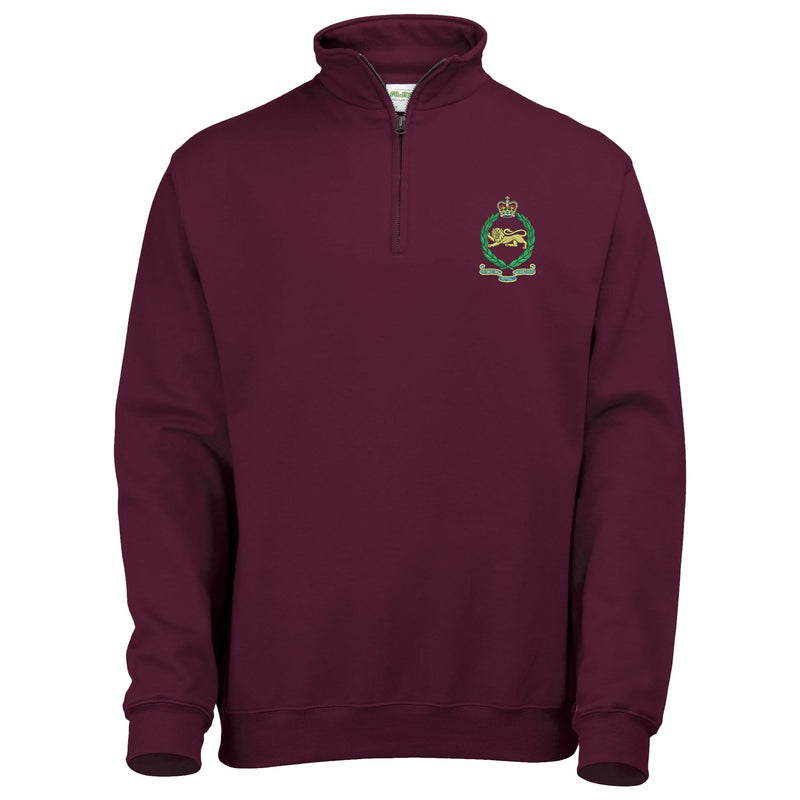 King's Own Royal Border Regiment Quarter Zip Sweatshirt