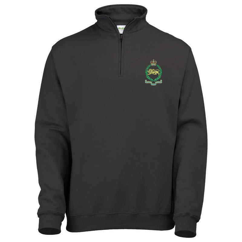 King's Own Royal Border Regiment Quarter Zip Sweatshirt