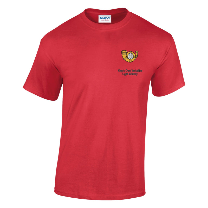 Kings Own Yorkshire Light Infantry Cotton T-Shirt
