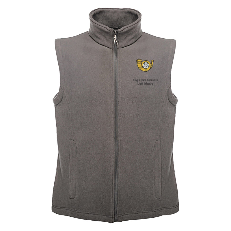 Kings Own Yorkshire Light Infantry Regatta Fleece Bodywarmer