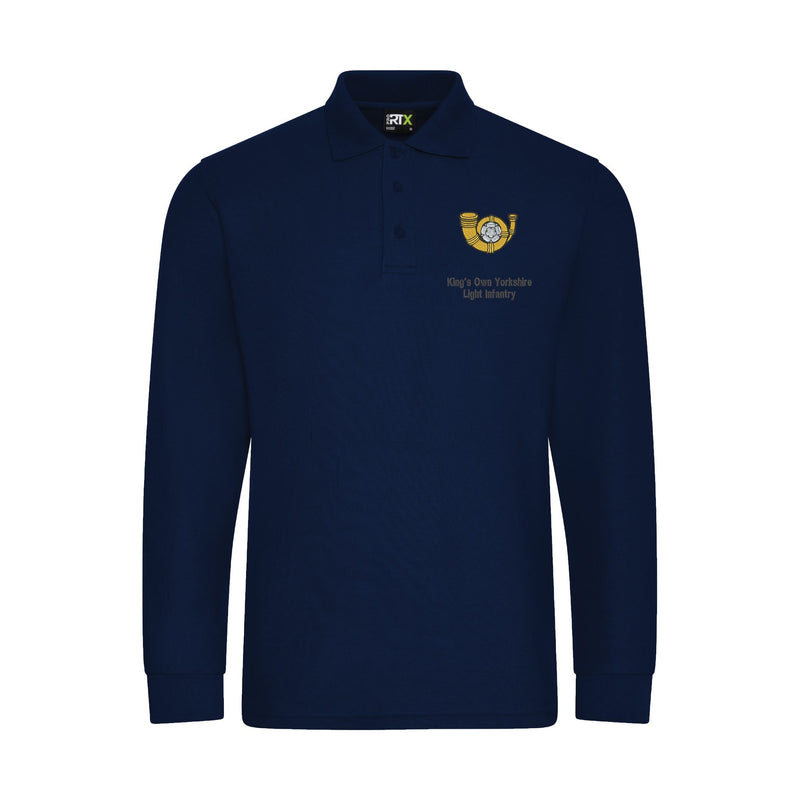 Kings Own Yorkshire Light Infantry Long Sleeve Polo Shirt