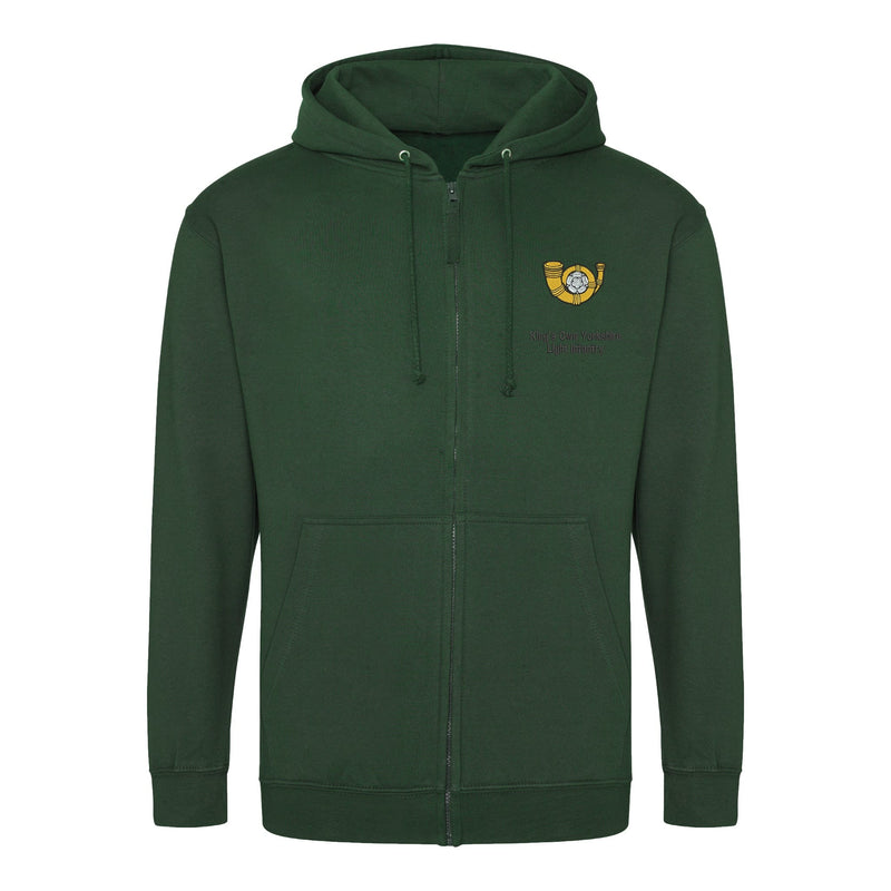 Kings Own Yorkshire Light Infantry Zipped Hoodie