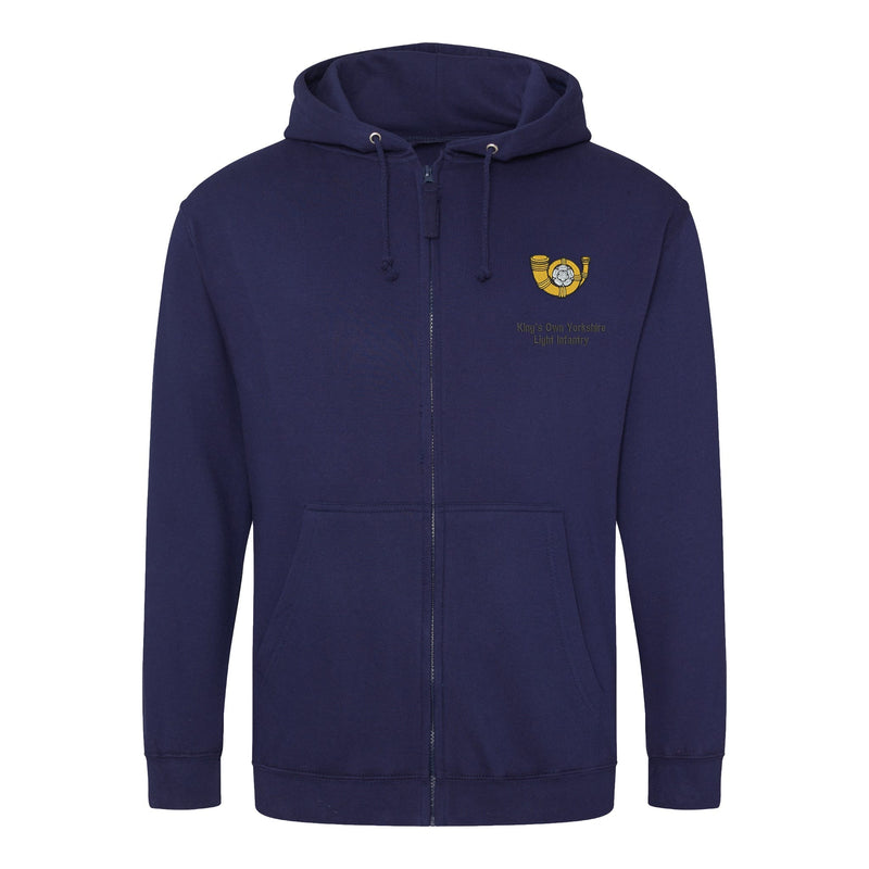 Kings Own Yorkshire Light Infantry Zipped Hoodie