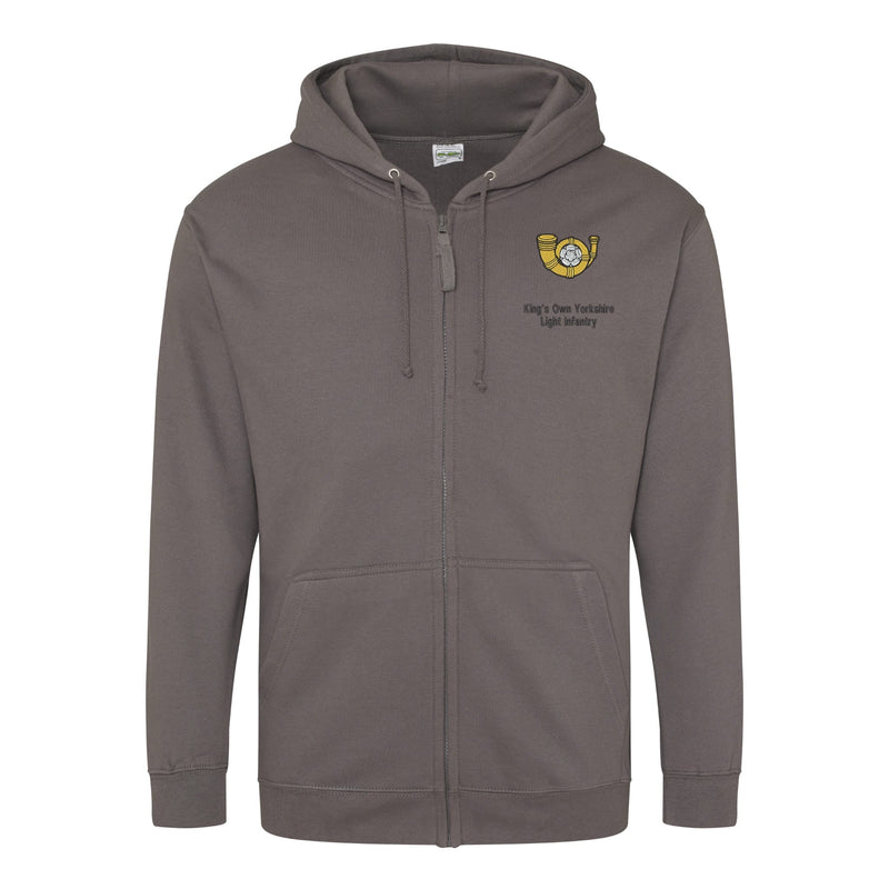Kings Own Yorkshire Light Infantry Zipped Hoodie