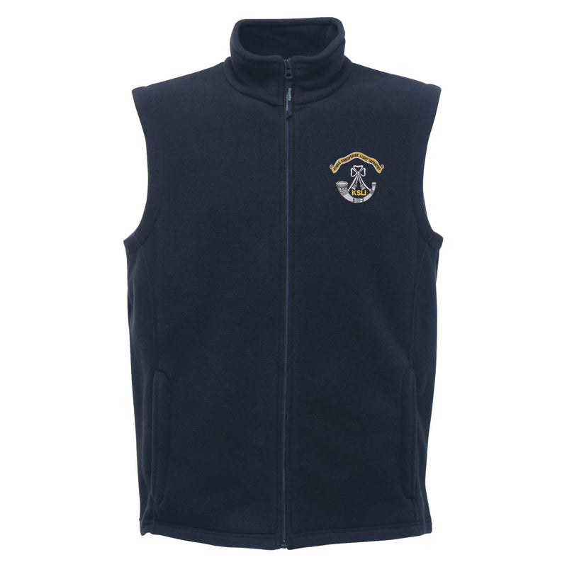King's Shropshire Light Infantry Regatta Fleece Bodywarmer