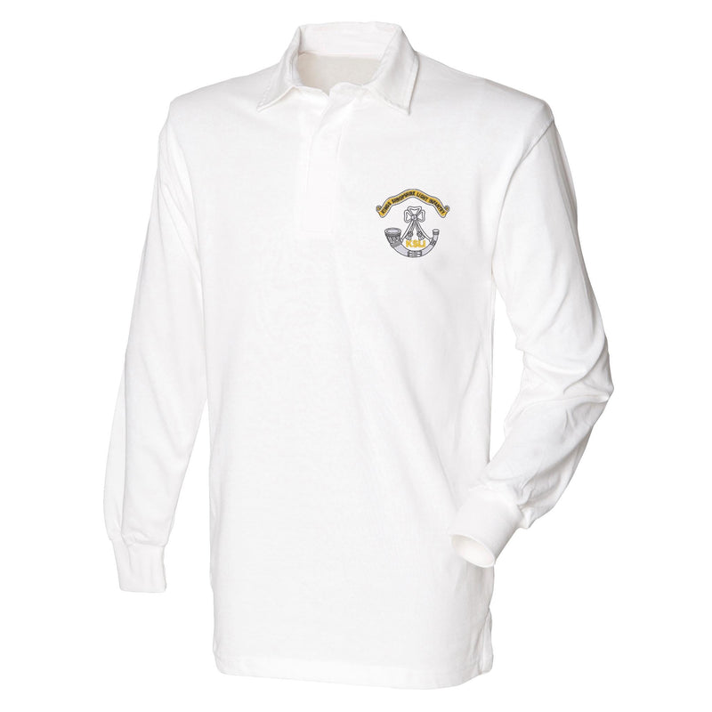 King's Shropshire Light Infantry Front Row Long Sleeve Rugby Shirt