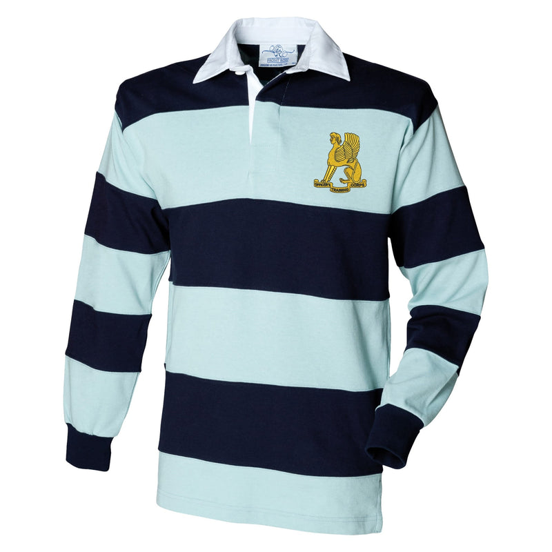 Leeds University Officers Training Corps (LUOTC) Front Row Sewn Stripe Long Sleeve Rugby Shirt