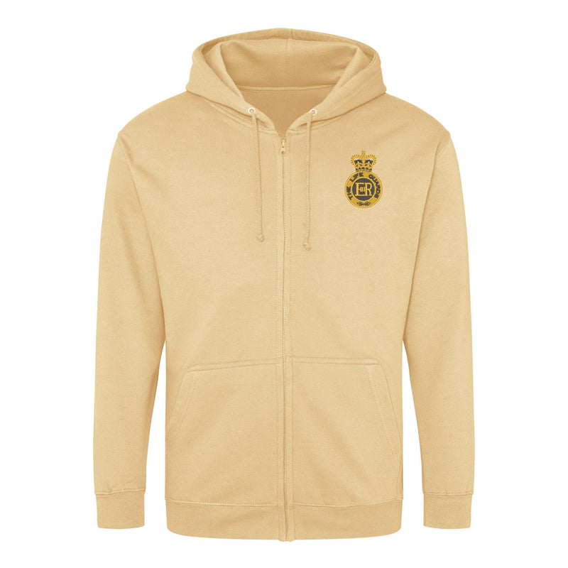 Life Guards Cap Badge Zipped Hoodie