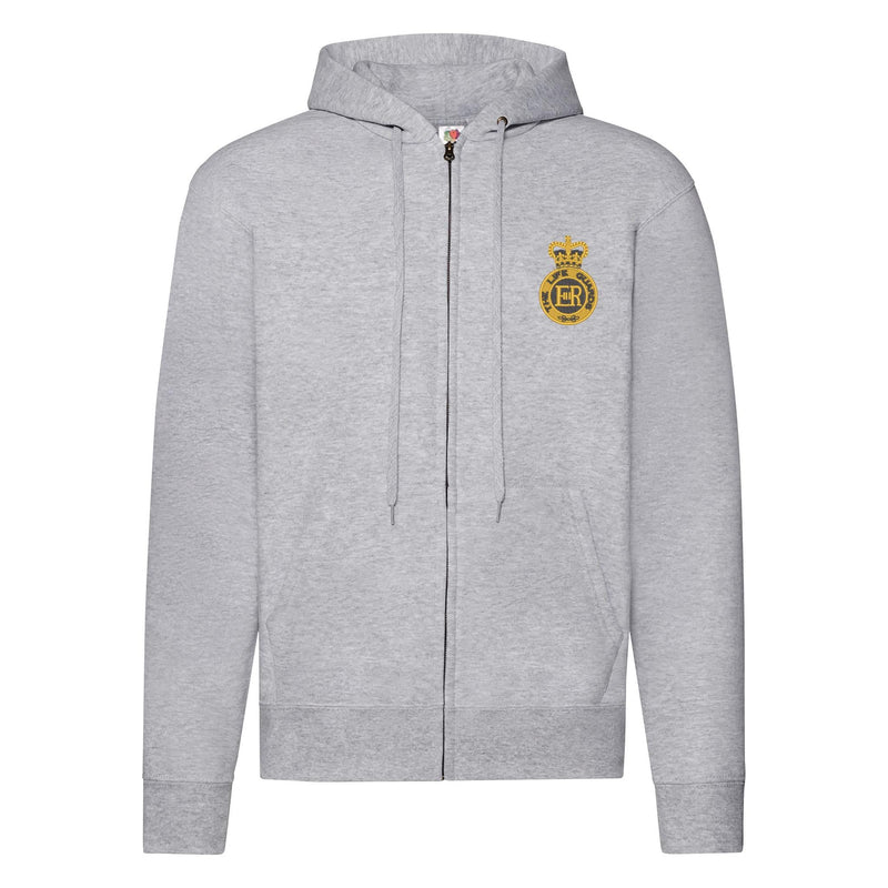 Life Guards Cap Badge Zipped Hoodie