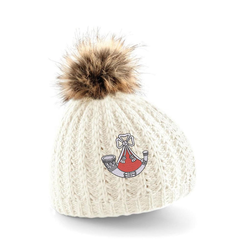 Light Infantry Pom Pom Beanie Hat
