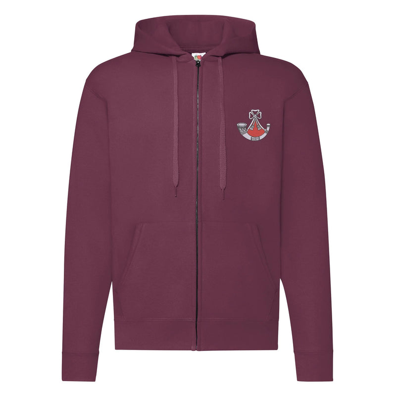 Light Infantry Zipped Hoodie