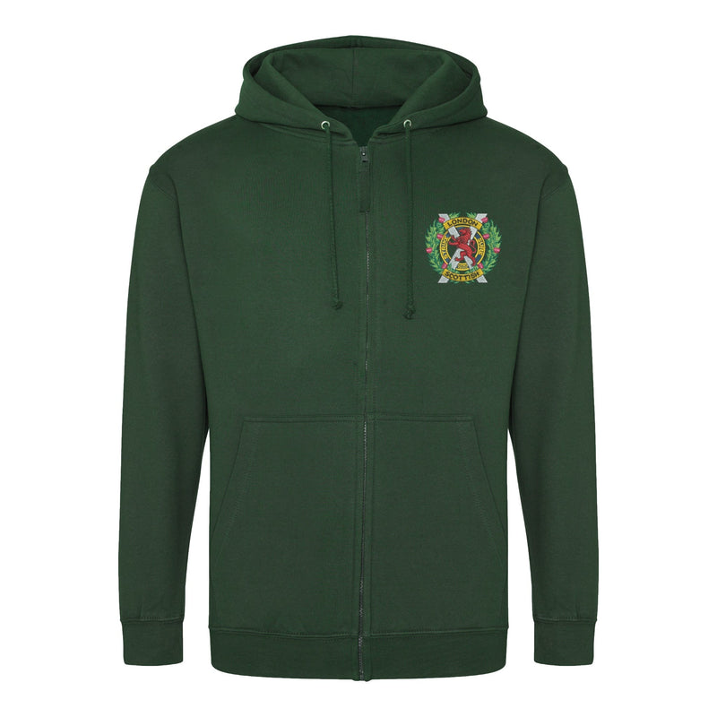London Scottish Regiment Zipped Hoodie
