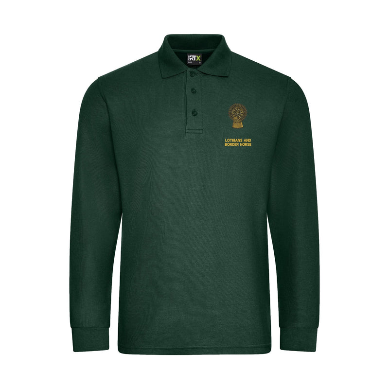 Lothians and Border Horse Long Sleeve Polo Shirt