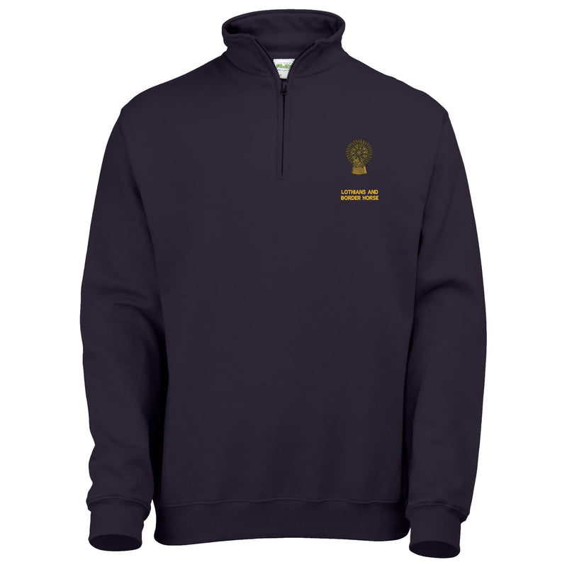 Lothians and Border Horse Quarter Zip Sweatshirt