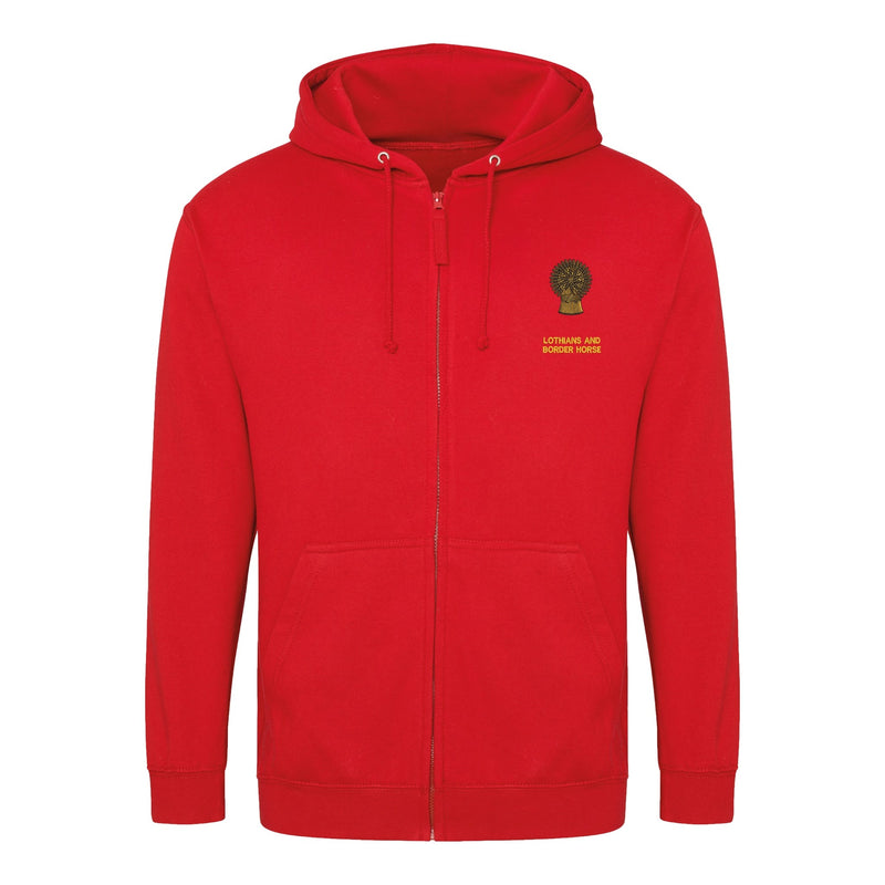 Lothians and Border Horse Zipped Hoodie