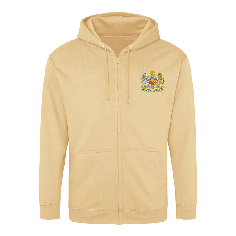 Manchester Regiment Zipped Hoodie
