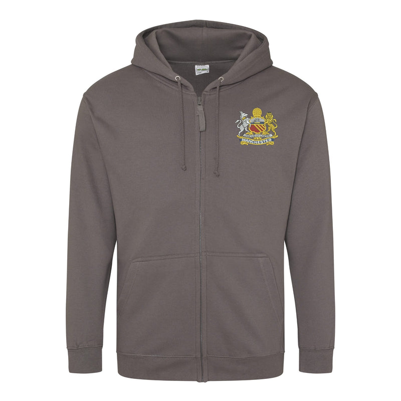 Manchester Regiment Zipped Hoodie