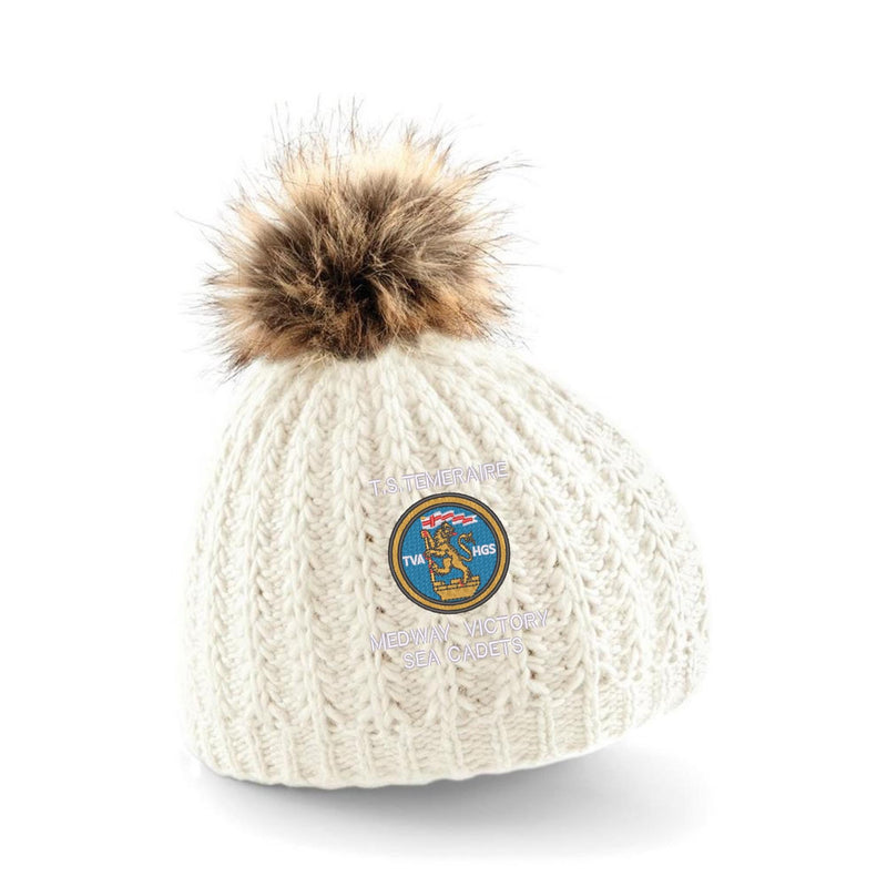Medway Victory Sea Cadet Unit - TS Temeraire Pom Pom Beanie Hat