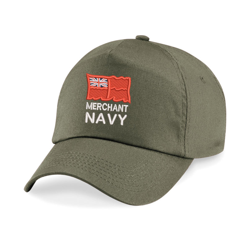 Merchant Navy Embroidered Baseball Cap