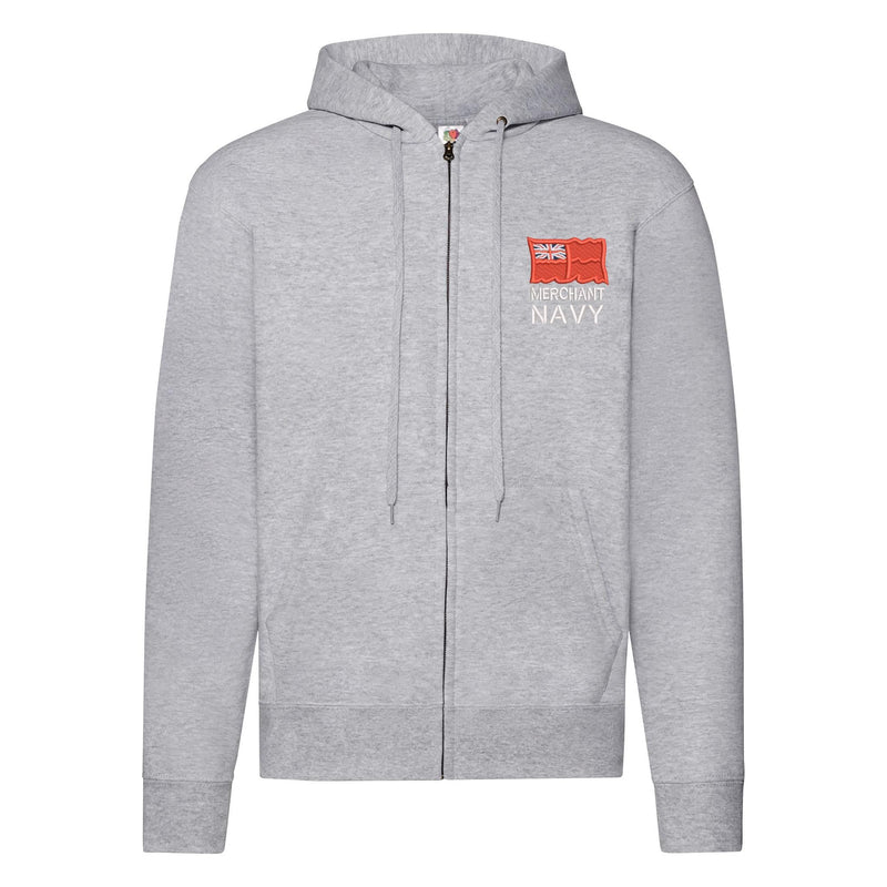 Merchant Navy Zipped Hoodie