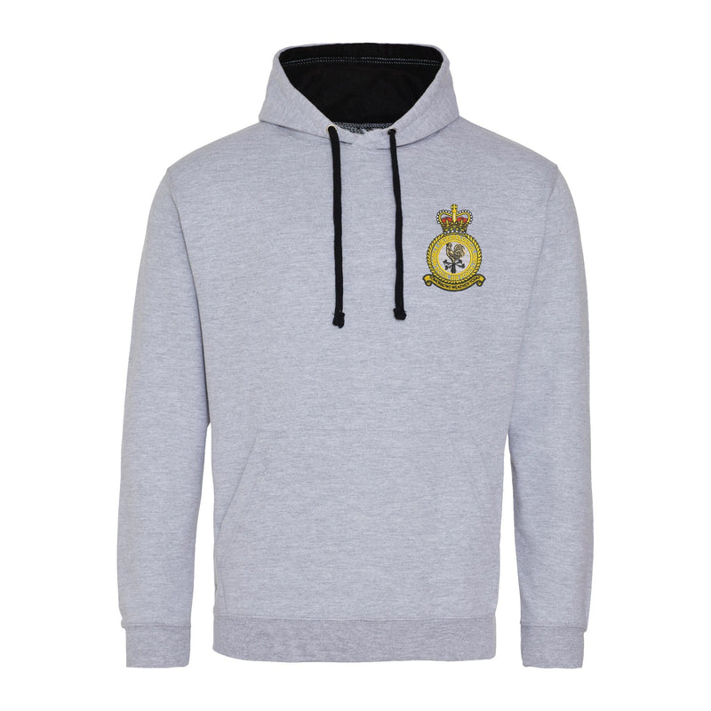 Mobile Meteorological Unit Varsity Contrast Hoodie