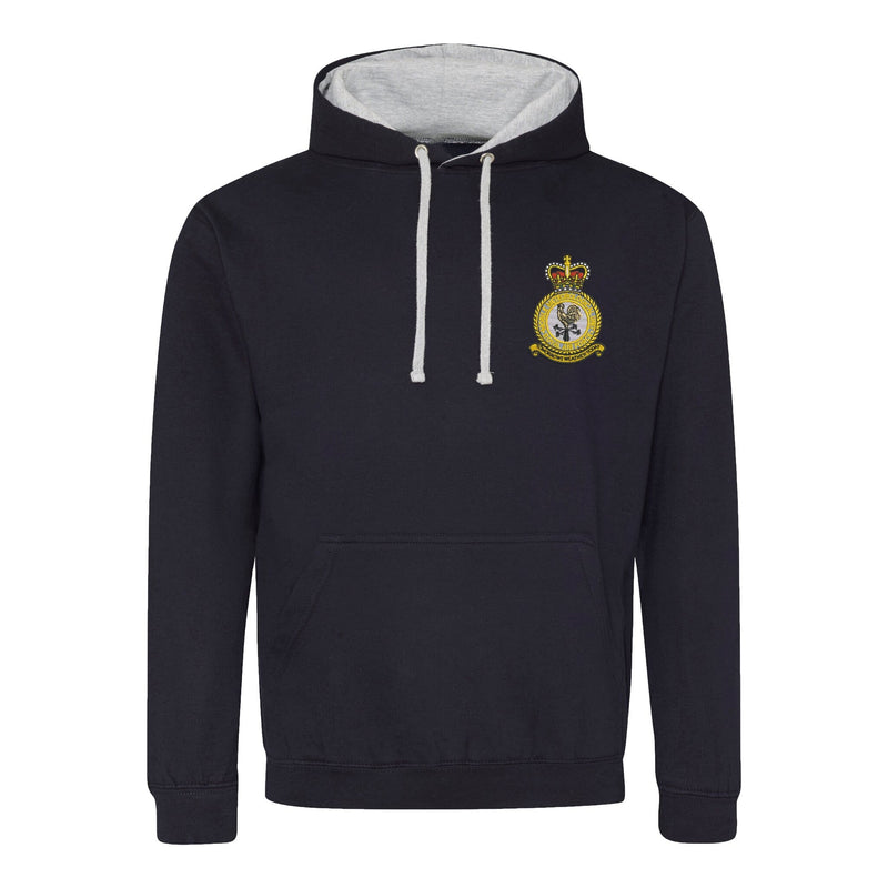 Mobile Meteorological Unit Varsity Contrast Hoodie