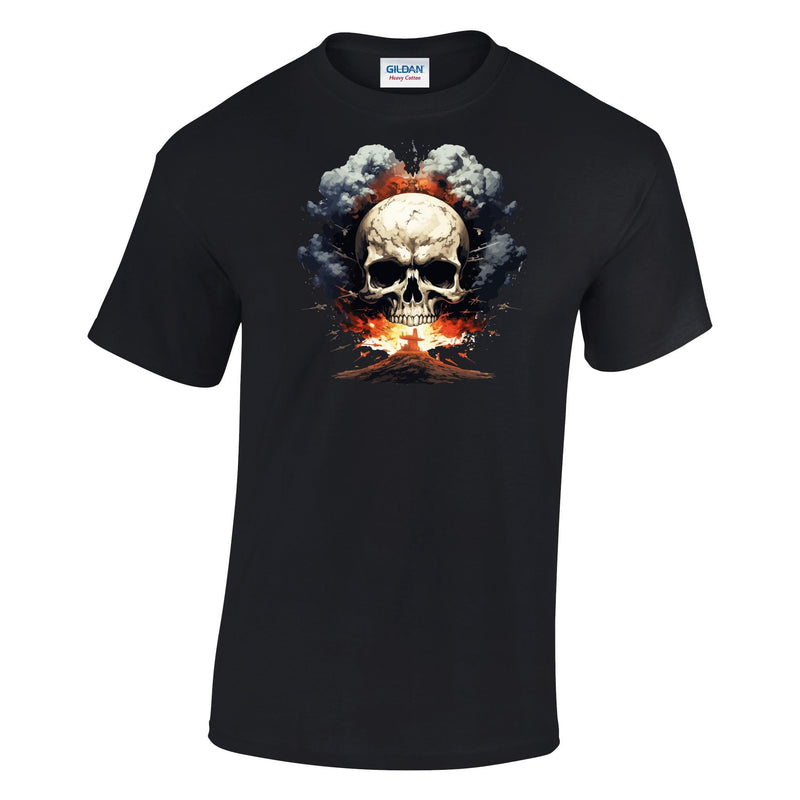 Mushroom Cloud Printed T-Shirt