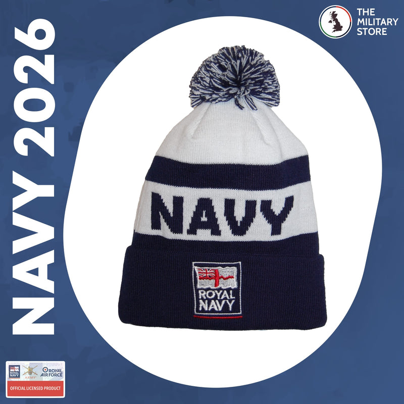 Royal Navy Bobble Beanie Hat - Army v Navy 2026