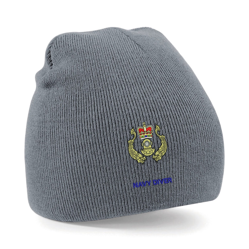 Navy Diver Beanie Hat