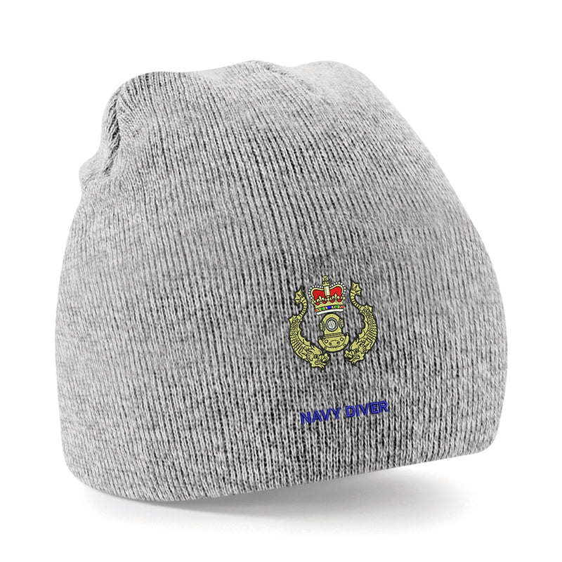 Navy Diver Beanie Hat