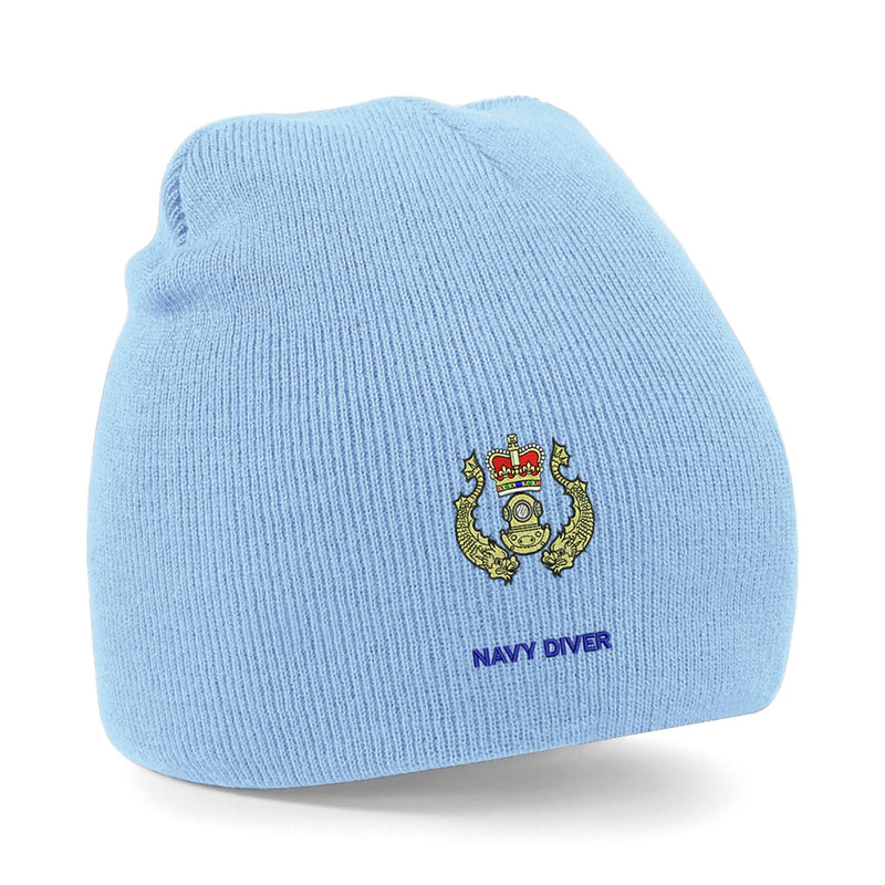 Navy Diver Beanie Hat