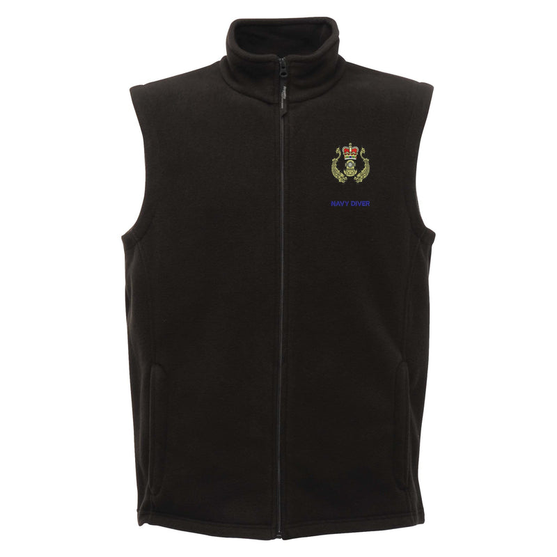 Navy Diver Regatta Fleece Bodywarmer