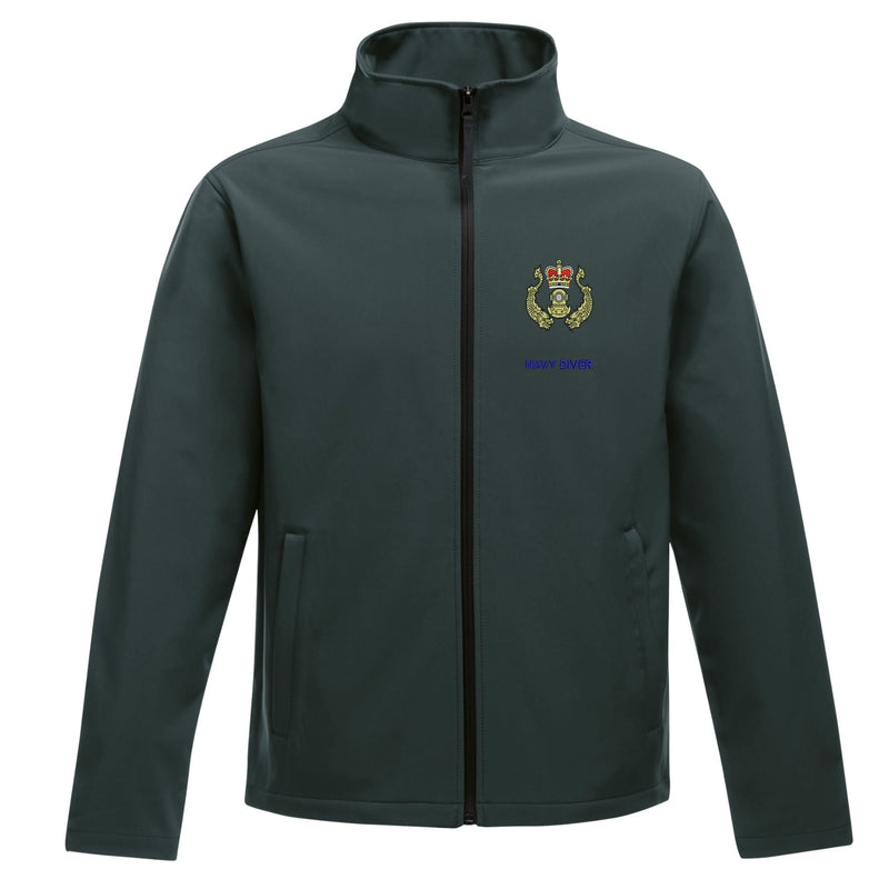 Navy Diver Regatta Softshell Jacket
